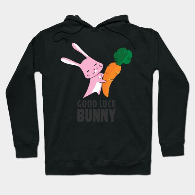 Good Luck Bunny2 Hoodie by Anicue